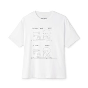 Funny Unisex Oversized Tee, Graphic Tee for Casual Wear, Gift for Friends, Relaxed Fit Shirt, Unique Humor T-Shirt