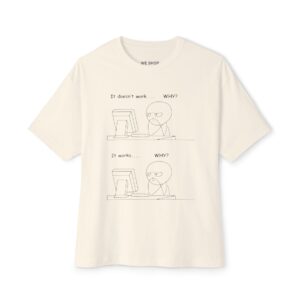 Funny Unisex Oversized Tee, Graphic Tee for Casual Wear, Gift for Friends, Relaxed Fit Shirt, Unique Humor T-Shirt