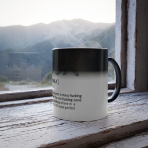 Funny Color Changing Mug, Perfect for Gifts, Home Office Decor, Holiday Celebrations, Unique Coffee Cup, Personalized Drinkware